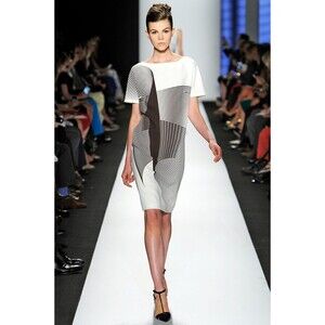 RUNWAY. Carolina Herrera Spring 2014 Runway Dress, $2290,Size: M | US 6